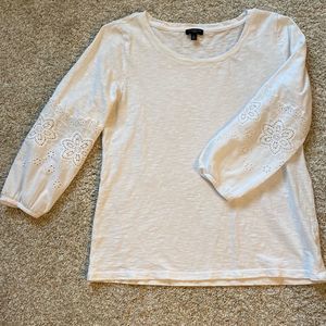 Talbots Long-Sleeve Slub T-shirt Sz Sp